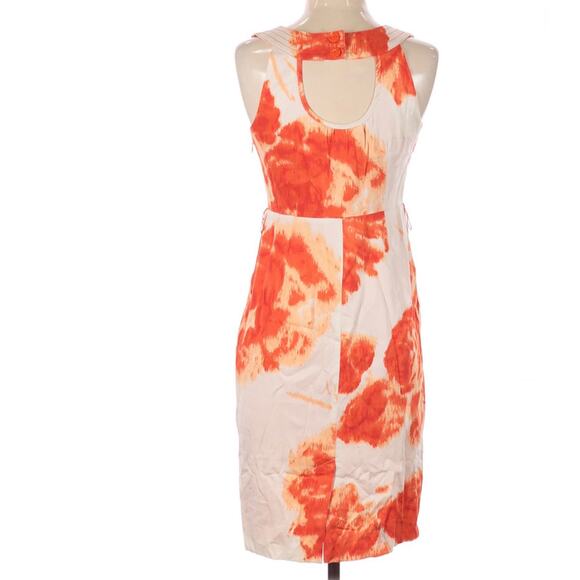 Moulinette Soeurs Anthropologie Orange Blossom Floral Print Dress Size 2 - Picture 2 of 5